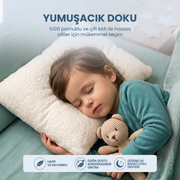 Organik Karabuğday Kabuğu Dolgulu Çocuk Uyku Yastığı (2 Yaş ve Üzeri)